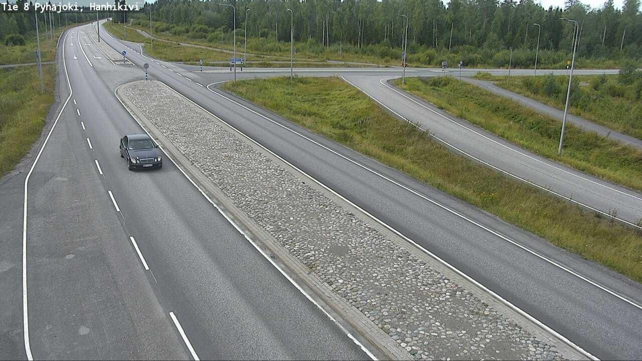 Weather Camera Image Road 8 Pyhäjoki, Hanhikivi, Pyhäjoki, Pohjois-Pohjanmaa