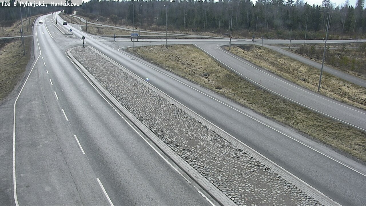 Weather Camera Image Väg 8 Pyhäjoki, Hanhikivi, Pyhäjoki, Pohjois-Pohjanmaa