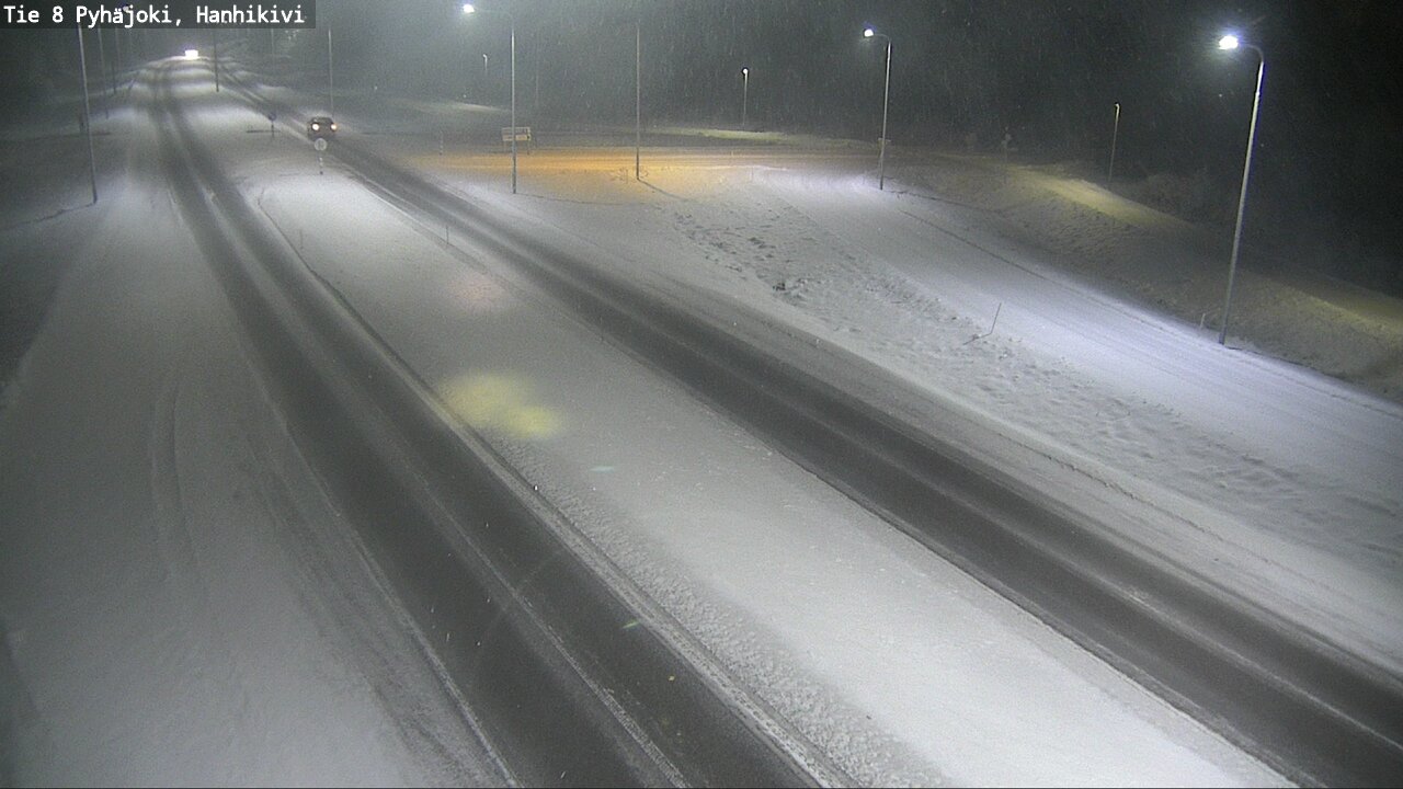 Weather Camera Image Road 8 Pyhäjoki, Hanhikivi, Pyhäjoki, Pohjois-Pohjanmaa