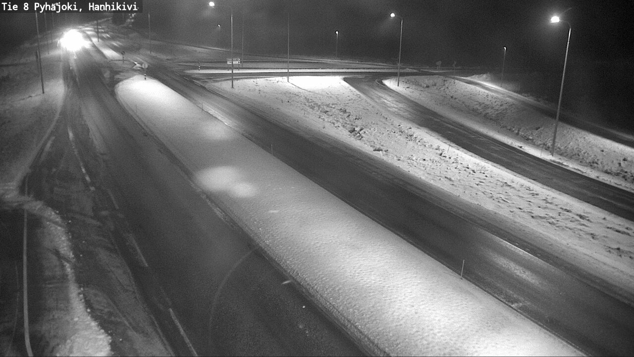 Weather Camera Image Väg 8 Pyhäjoki, Hanhikivi, Pyhäjoki, Pohjois-Pohjanmaa
