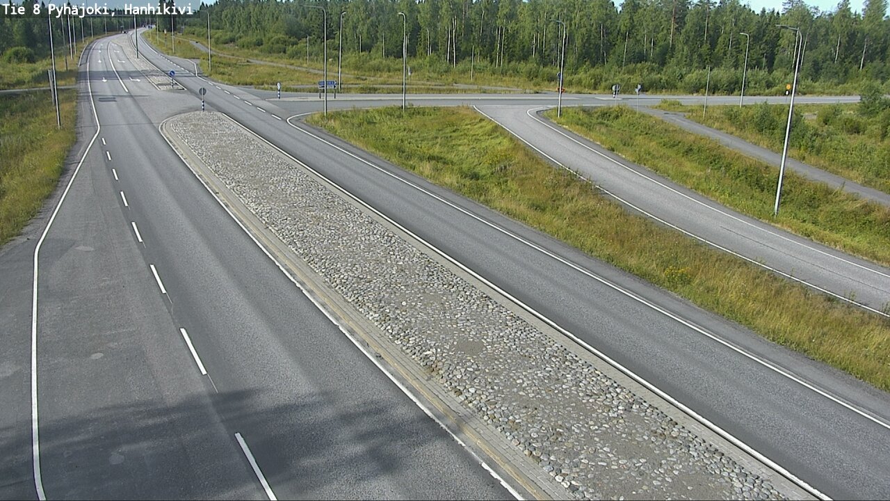 Weather Camera Image Road 8 Pyhäjoki, Hanhikivi, Pyhäjoki, Pohjois-Pohjanmaa