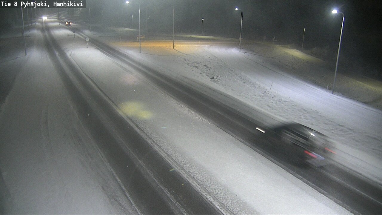 Weather Camera Image Road 8 Pyhäjoki, Hanhikivi, Pyhäjoki, Pohjois-Pohjanmaa
