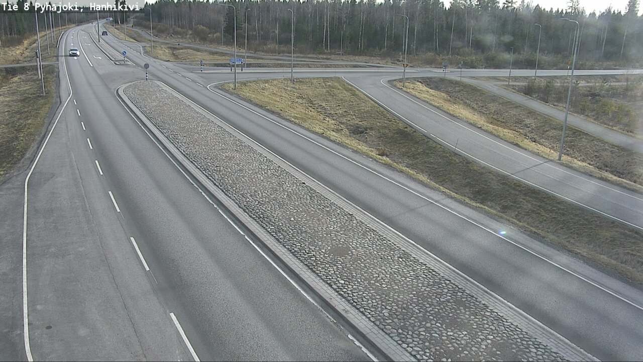 Weather Camera Image Väg 8 Pyhäjoki, Hanhikivi, Pyhäjoki, Pohjois-Pohjanmaa