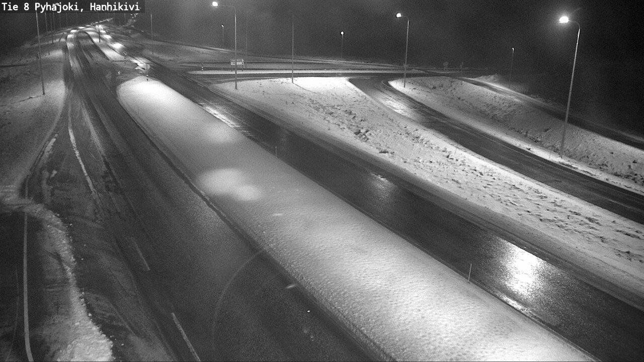 Weather Camera Image Väg 8 Pyhäjoki, Hanhikivi, Pyhäjoki, Pohjois-Pohjanmaa