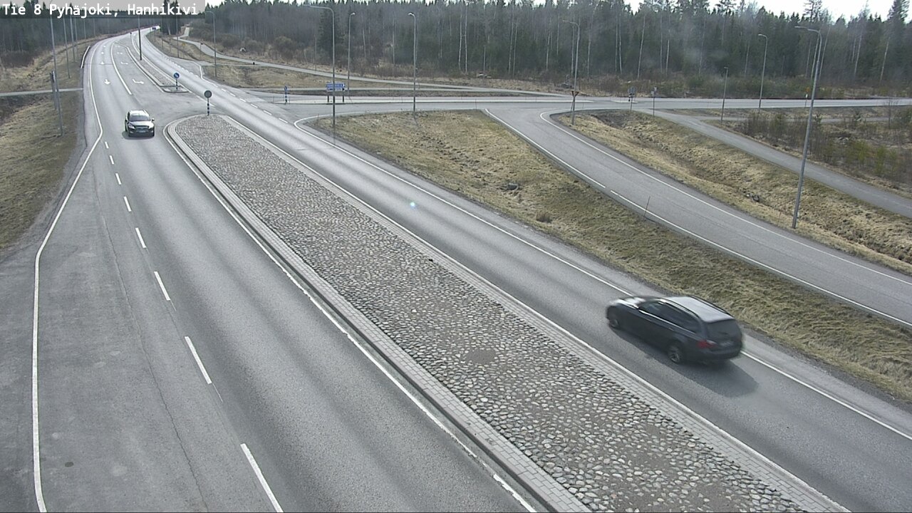 Weather Camera Image Väg 8 Pyhäjoki, Hanhikivi, Pyhäjoki, Pohjois-Pohjanmaa