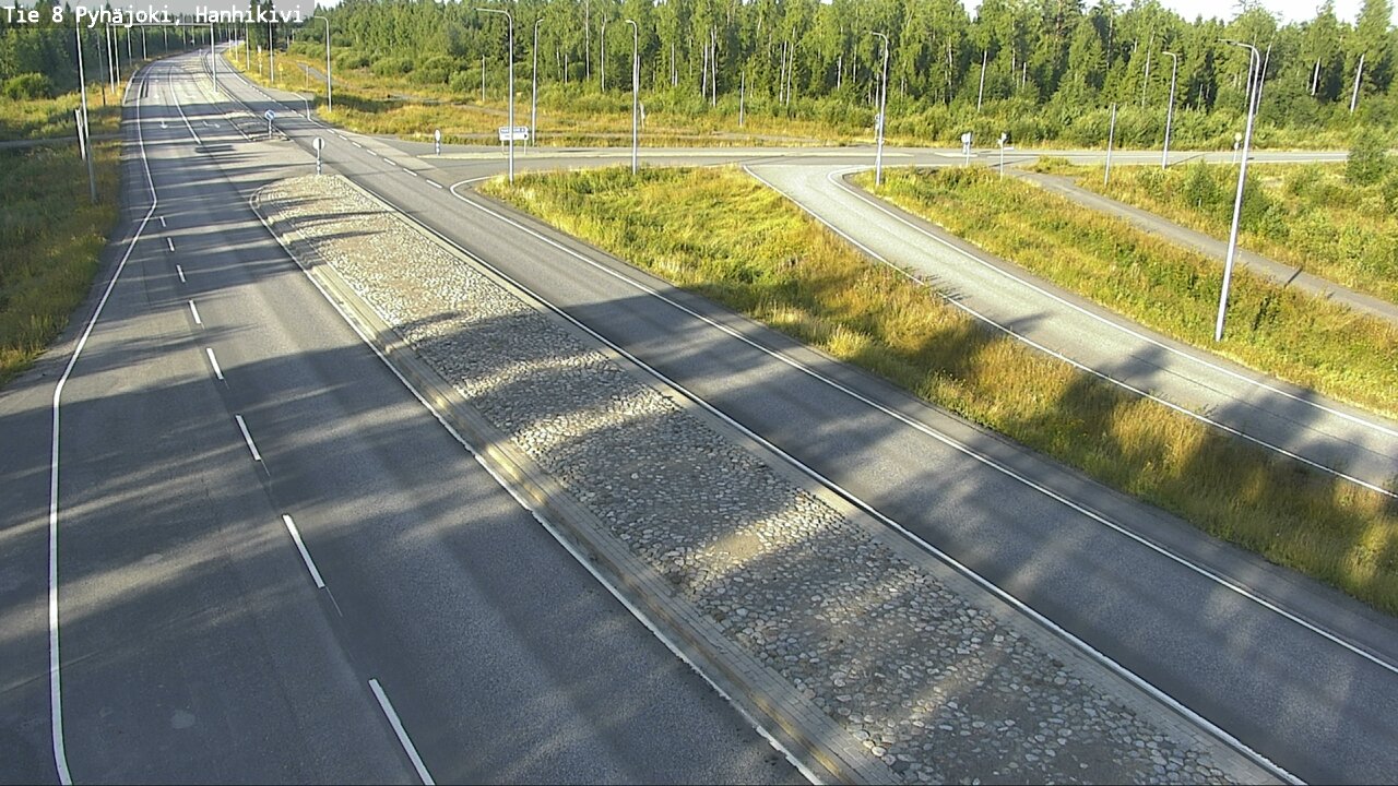 Weather Camera Image Road 8 Pyhäjoki, Hanhikivi, Pyhäjoki, Pohjois-Pohjanmaa