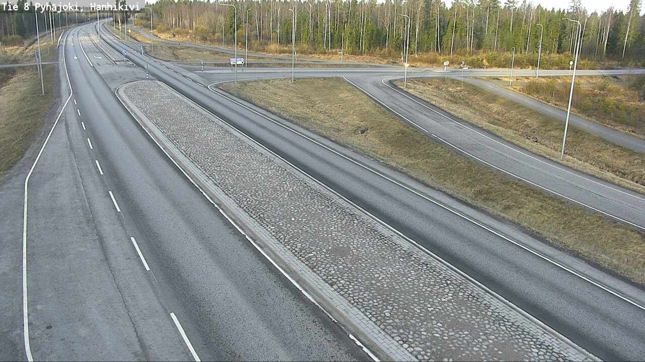 Weather Camera Image Väg 8 Pyhäjoki, Hanhikivi, Pyhäjoki, Pohjois-Pohjanmaa