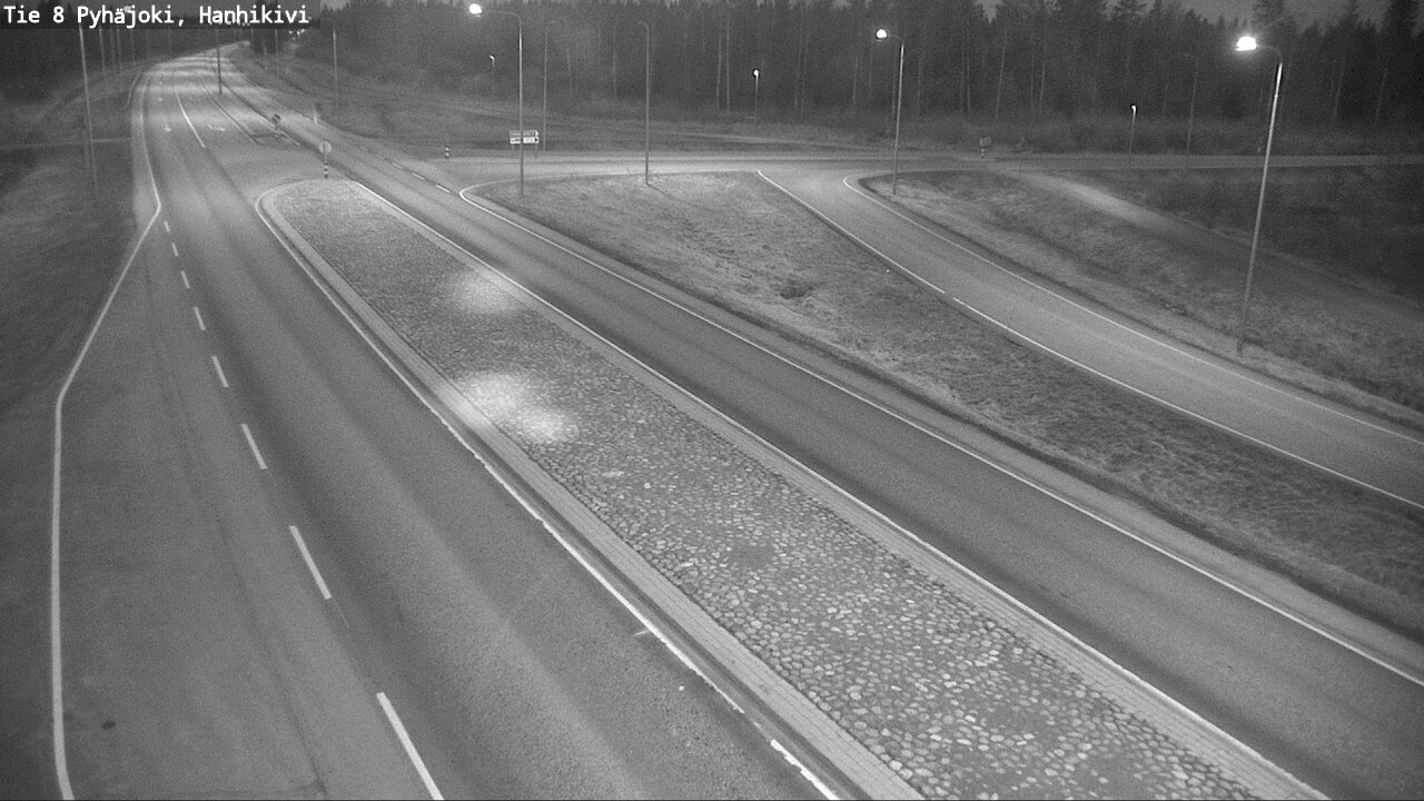 Weather Camera Image Road 8 Pyhäjoki, Hanhikivi, Pyhäjoki, Pohjois-Pohjanmaa