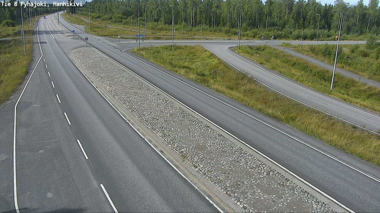 Weather Camera Image Road 8 Pyhäjoki, Hanhikivi, Pyhäjoki, Pohjois-Pohjanmaa