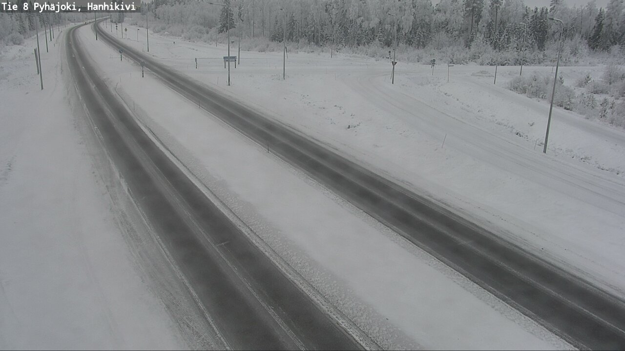 Weather Camera Image Road 8 Pyhäjoki, Hanhikivi, Pyhäjoki, Pohjois-Pohjanmaa