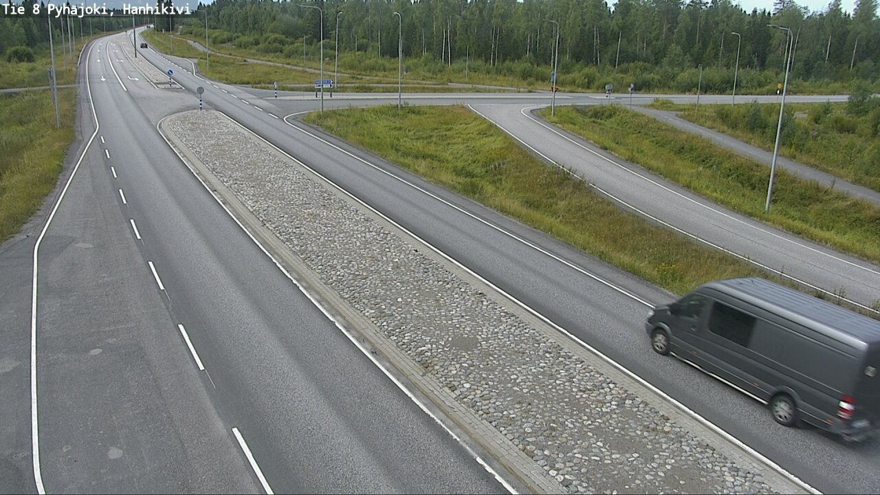 Weather Camera Image Road 8 Pyhäjoki, Hanhikivi, Pyhäjoki, Pohjois-Pohjanmaa