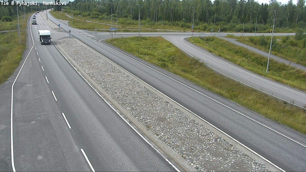 Weather Camera Image Road 8 Pyhäjoki, Hanhikivi, Pyhäjoki, Pohjois-Pohjanmaa