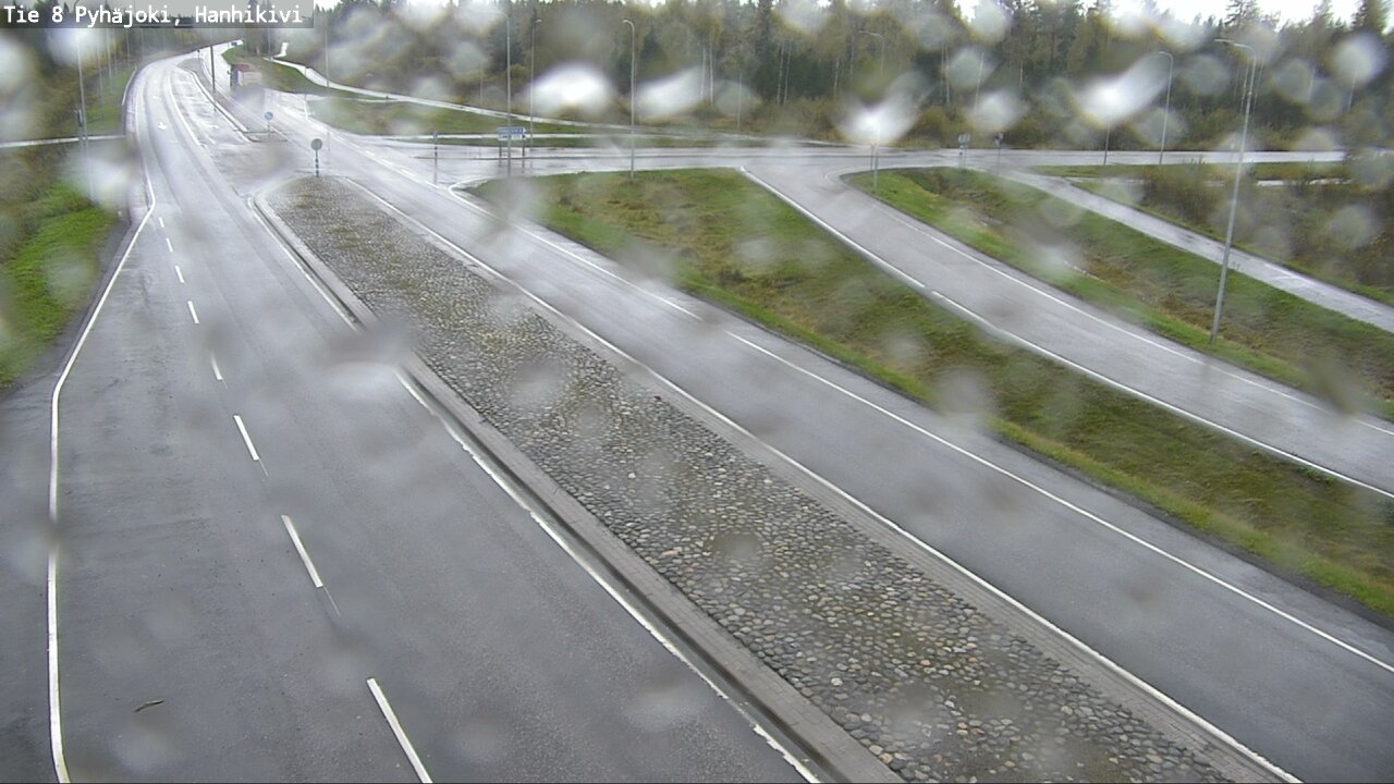 Weather Camera Image Road 8 Pyhäjoki, Hanhikivi, Pyhäjoki, Pohjois-Pohjanmaa