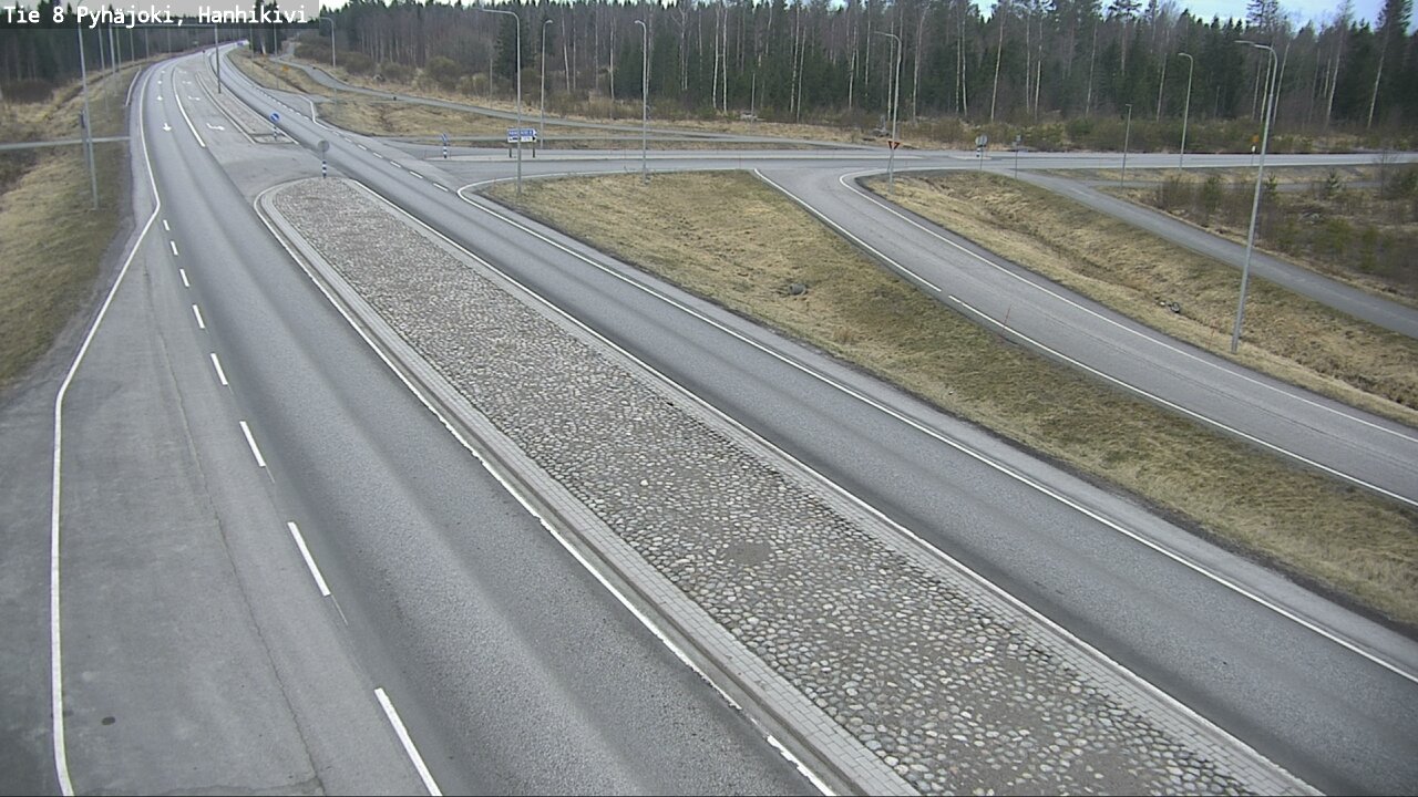 Weather Camera Image Road 8 Pyhäjoki, Hanhikivi, Pyhäjoki, Pohjois-Pohjanmaa
