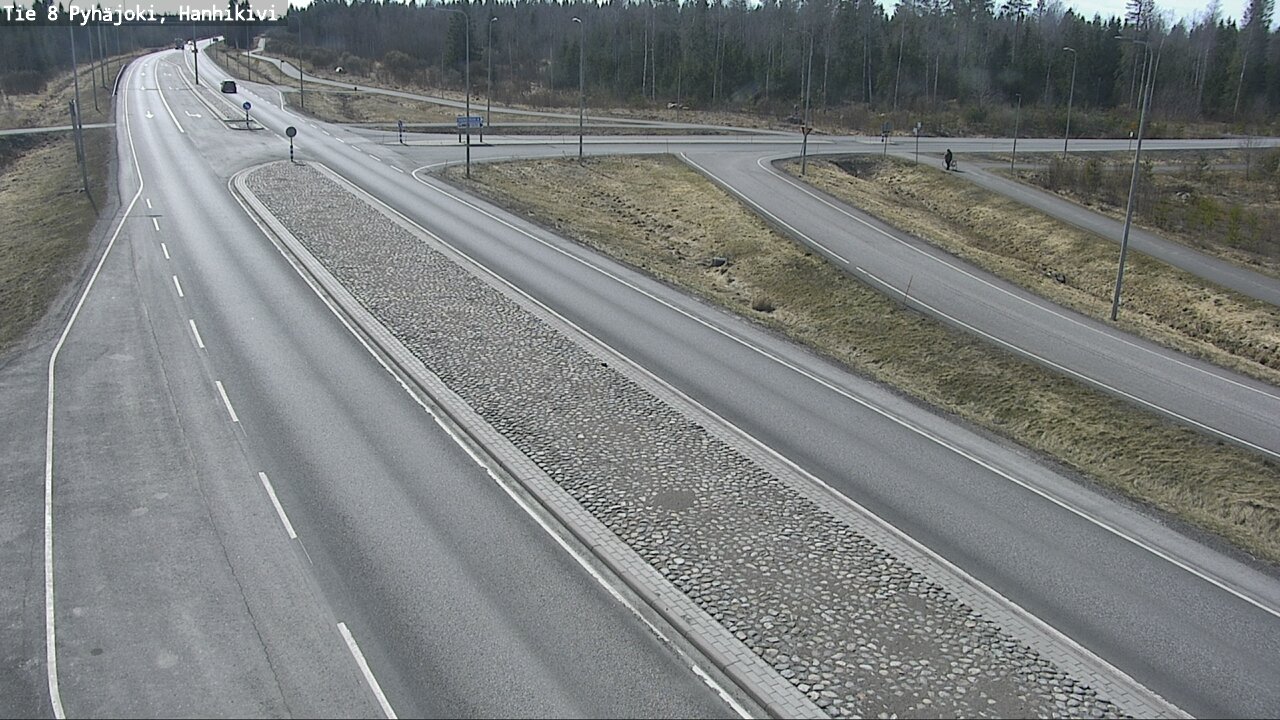 Weather Camera Image Väg 8 Pyhäjoki, Hanhikivi, Pyhäjoki, Pohjois-Pohjanmaa