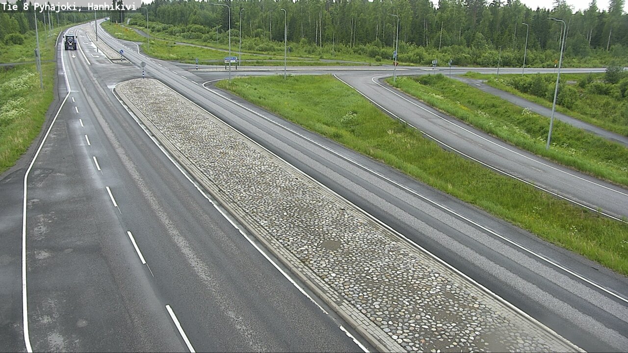 Weather Camera Image Road 8 Pyhäjoki, Hanhikivi, Pyhäjoki, Pohjois-Pohjanmaa