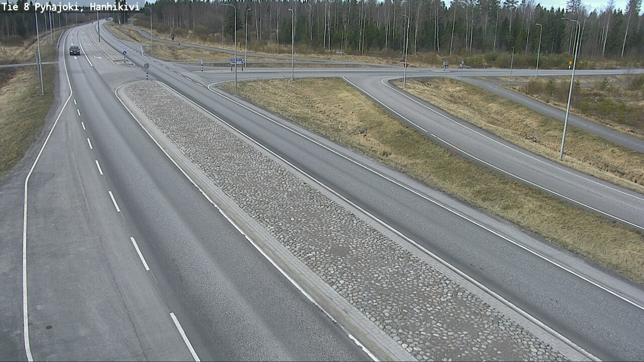 Weather Camera Image Road 8 Pyhäjoki, Hanhikivi, Pyhäjoki, Pohjois-Pohjanmaa