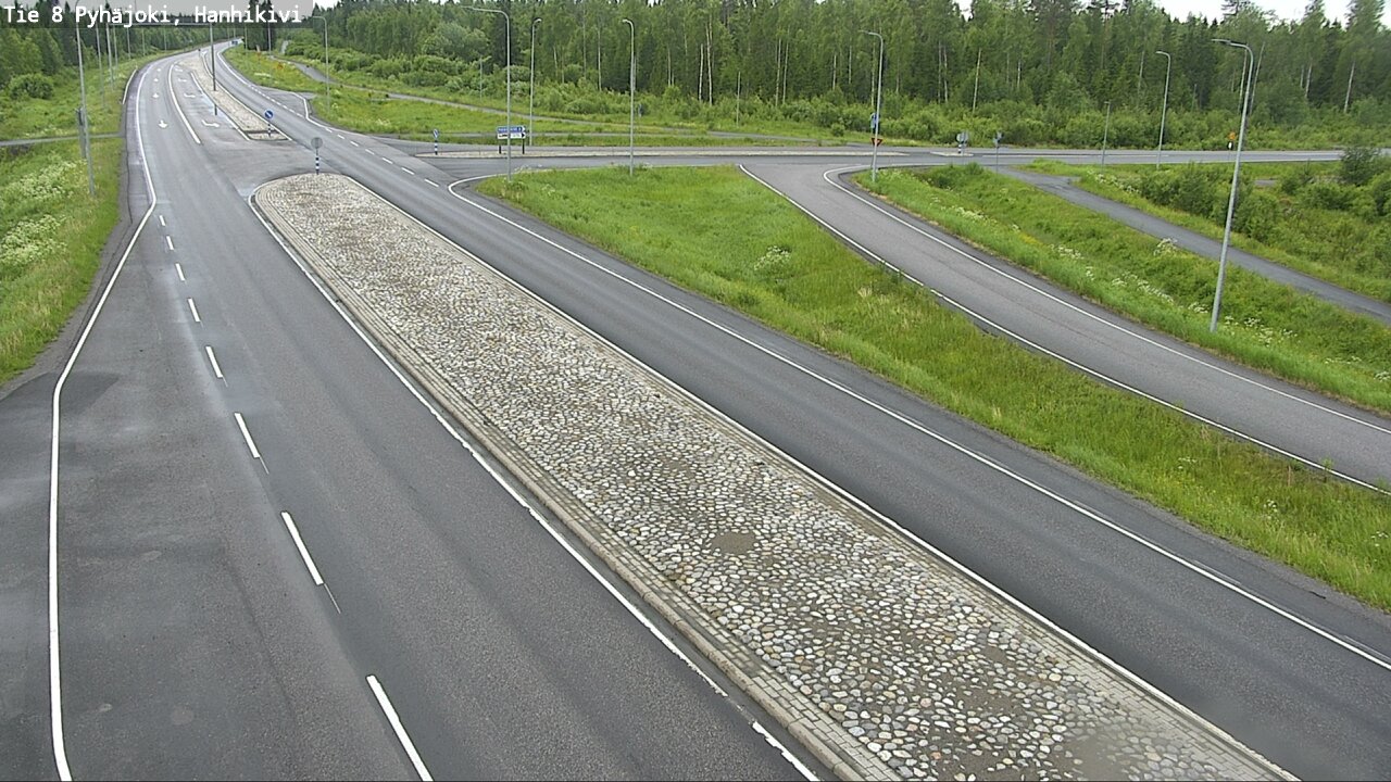 Weather Camera Image Road 8 Pyhäjoki, Hanhikivi, Pyhäjoki, Pohjois-Pohjanmaa