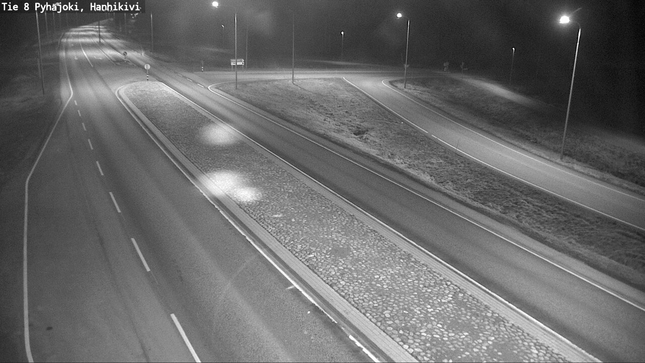 Weather Camera Image Väg 8 Pyhäjoki, Hanhikivi, Pyhäjoki, Pohjois-Pohjanmaa