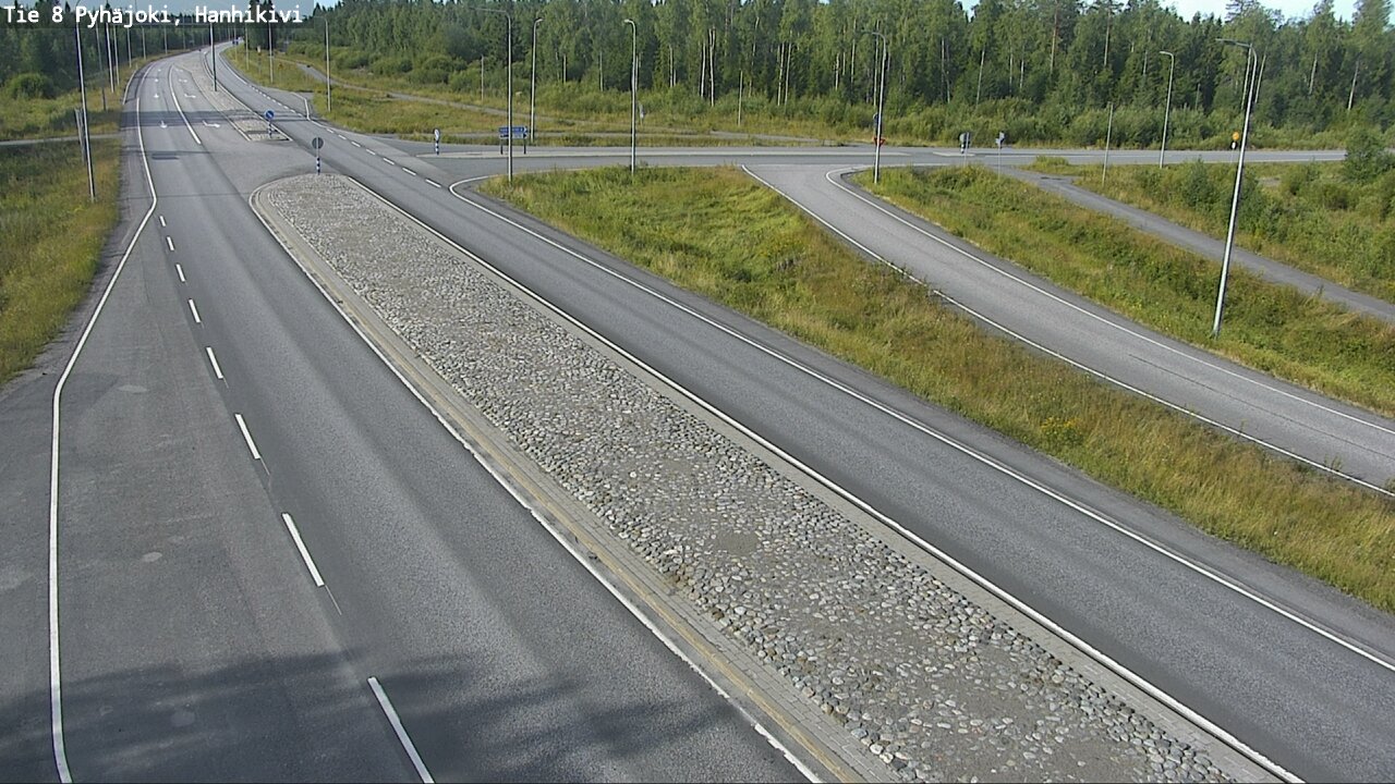 Weather Camera Image Road 8 Pyhäjoki, Hanhikivi, Pyhäjoki, Pohjois-Pohjanmaa