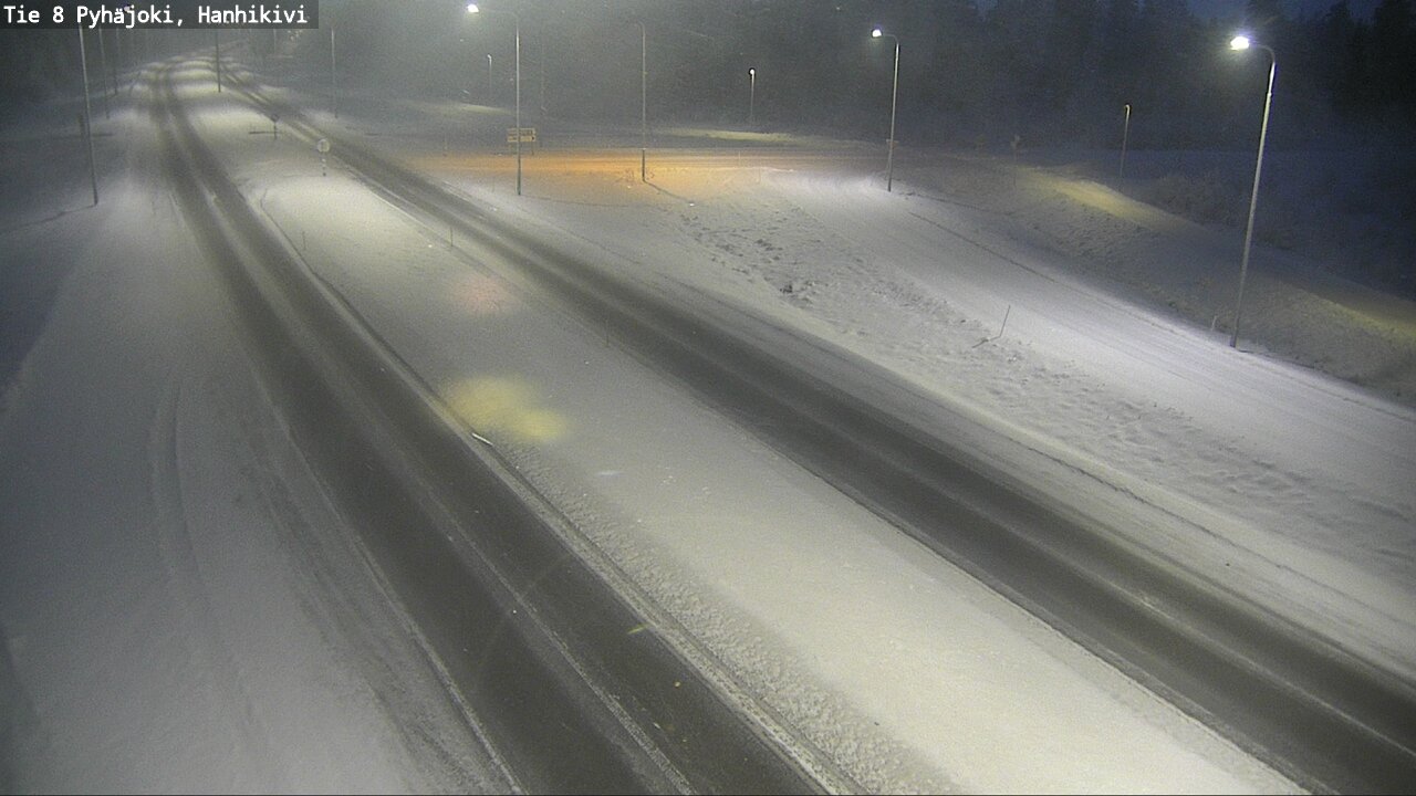 Weather Camera Image Road 8 Pyhäjoki, Hanhikivi, Pyhäjoki, Pohjois-Pohjanmaa