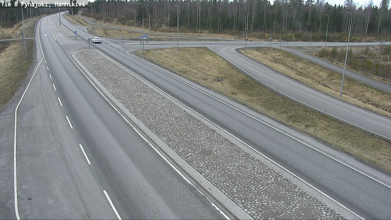 Weather Camera Image Road 8 Pyhäjoki, Hanhikivi, Pyhäjoki, Pohjois-Pohjanmaa