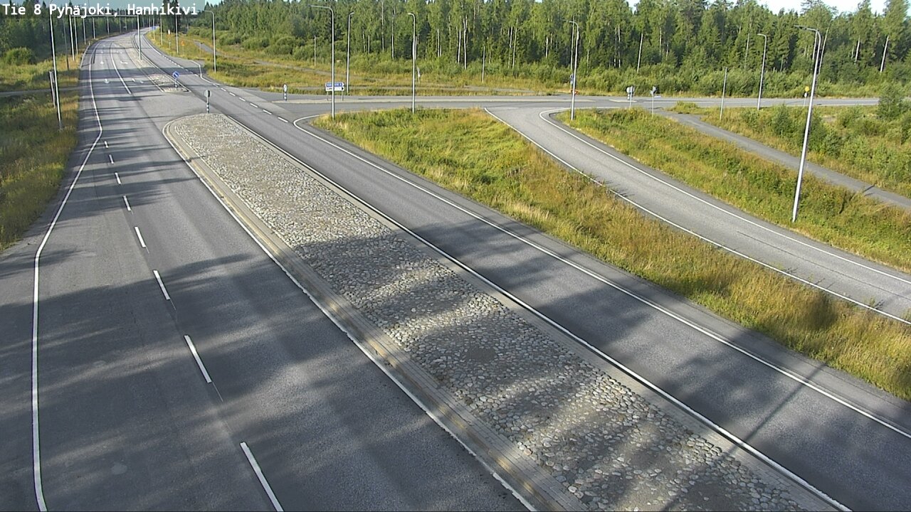 Weather Camera Image Road 8 Pyhäjoki, Hanhikivi, Pyhäjoki, Pohjois-Pohjanmaa