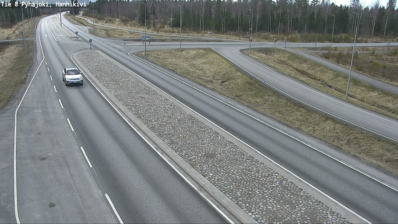 Weather Camera Image Road 8 Pyhäjoki, Hanhikivi, Pyhäjoki, Pohjois-Pohjanmaa