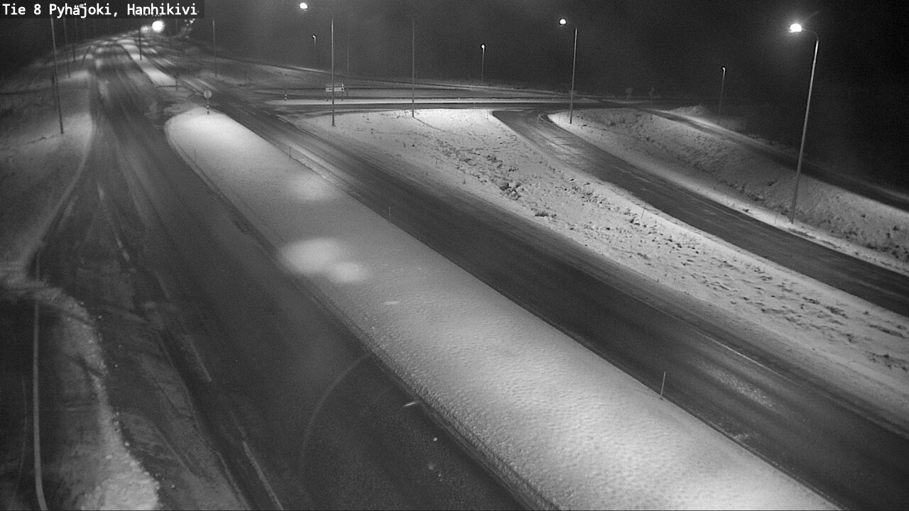 Weather Camera Image Väg 8 Pyhäjoki, Hanhikivi, Pyhäjoki, Pohjois-Pohjanmaa
