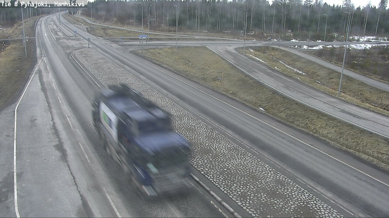 Weather Camera Image Road 8 Pyhäjoki, Hanhikivi, Pyhäjoki, Pohjois-Pohjanmaa