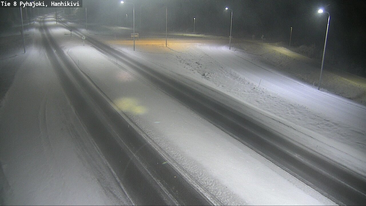 Weather Camera Image Road 8 Pyhäjoki, Hanhikivi, Pyhäjoki, Pohjois-Pohjanmaa