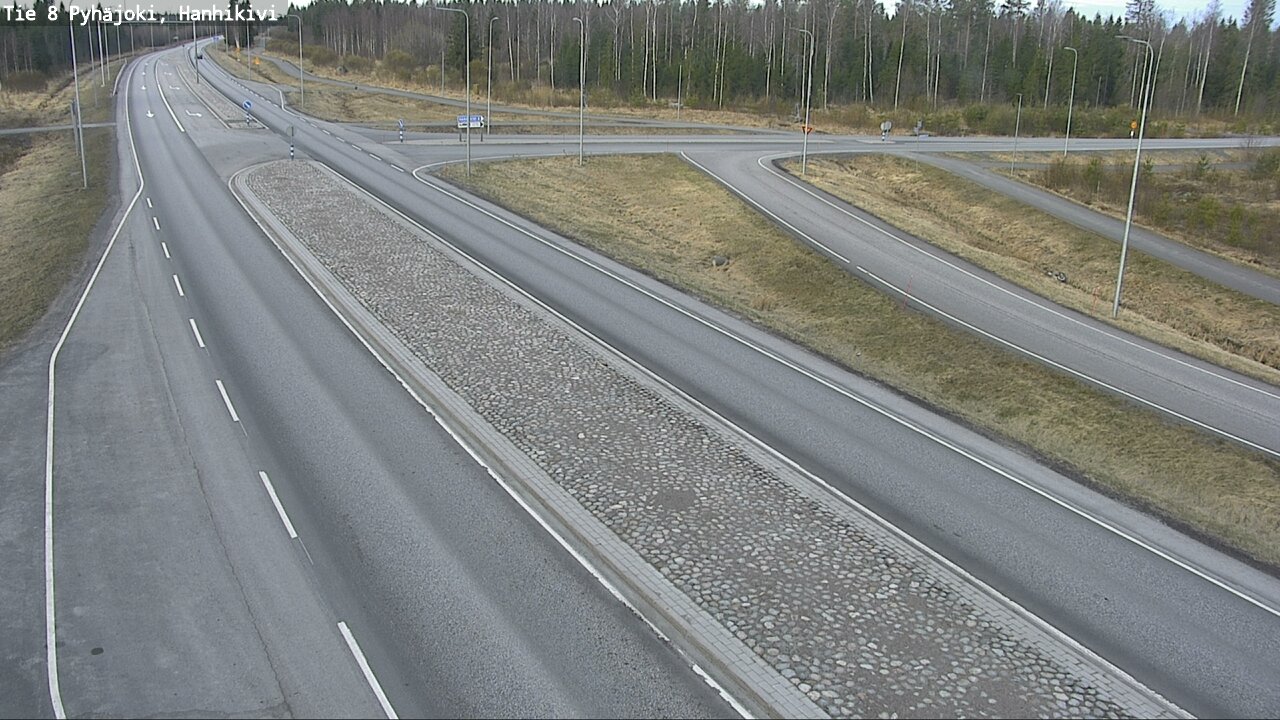 Weather Camera Image Road 8 Pyhäjoki, Hanhikivi, Pyhäjoki, Pohjois-Pohjanmaa