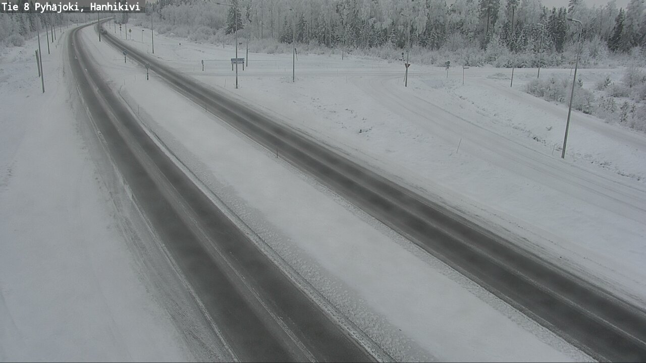 Weather Camera Image Road 8 Pyhäjoki, Hanhikivi, Pyhäjoki, Pohjois-Pohjanmaa