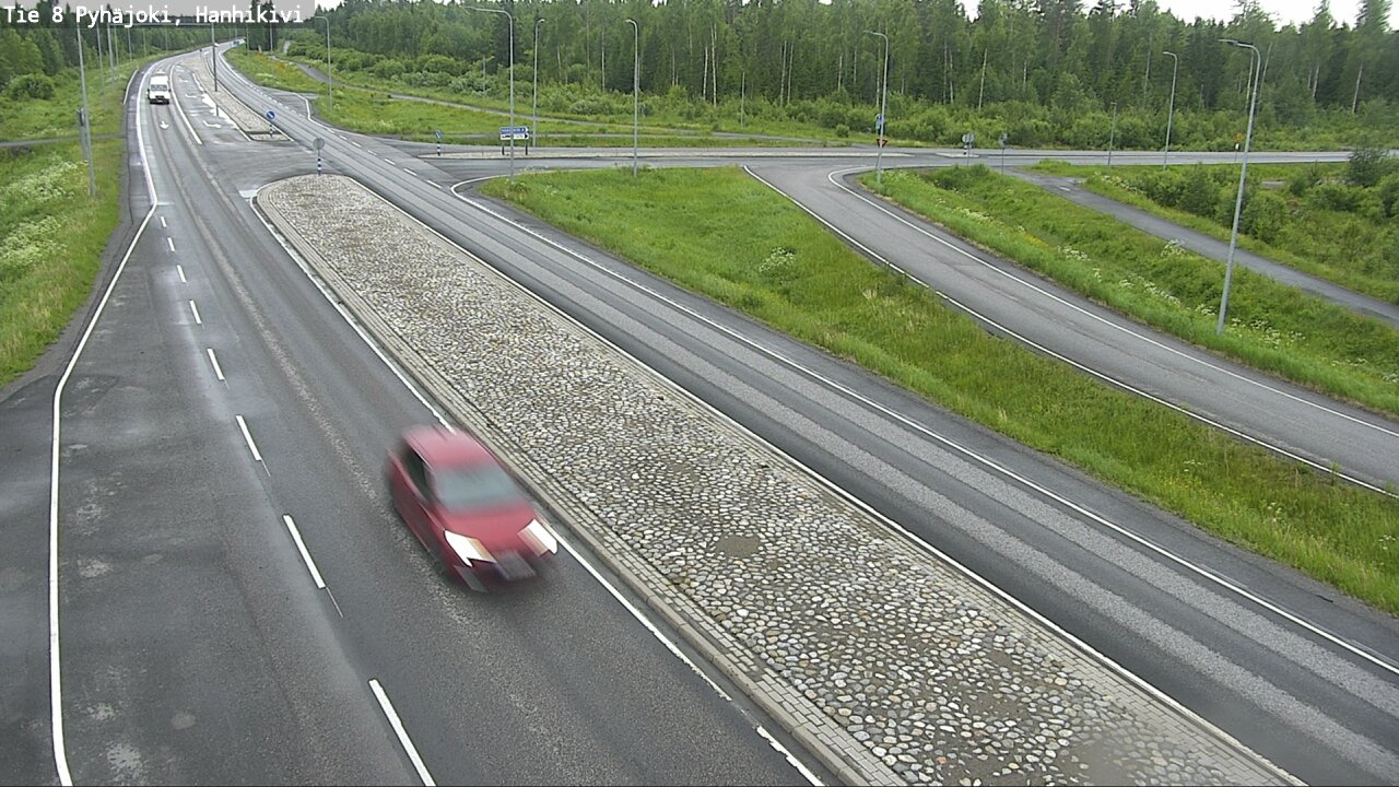 Weather Camera Image Road 8 Pyhäjoki, Hanhikivi, Pyhäjoki, Pohjois-Pohjanmaa