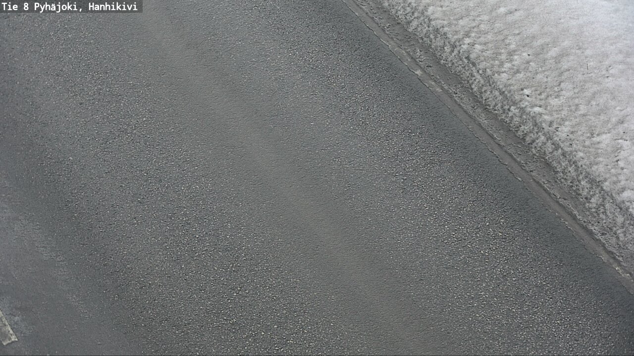 Weather Camera Image Väg 8 Pyhäjoki, Hanhikivi, Pyhäjoki, Pohjois-Pohjanmaa
