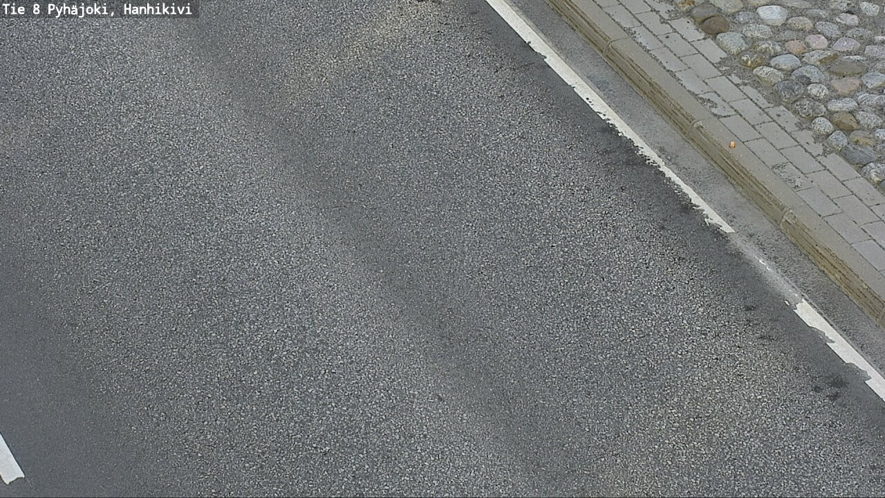 Weather Camera Image Väg 8 Pyhäjoki, Hanhikivi, Pyhäjoki, Pohjois-Pohjanmaa