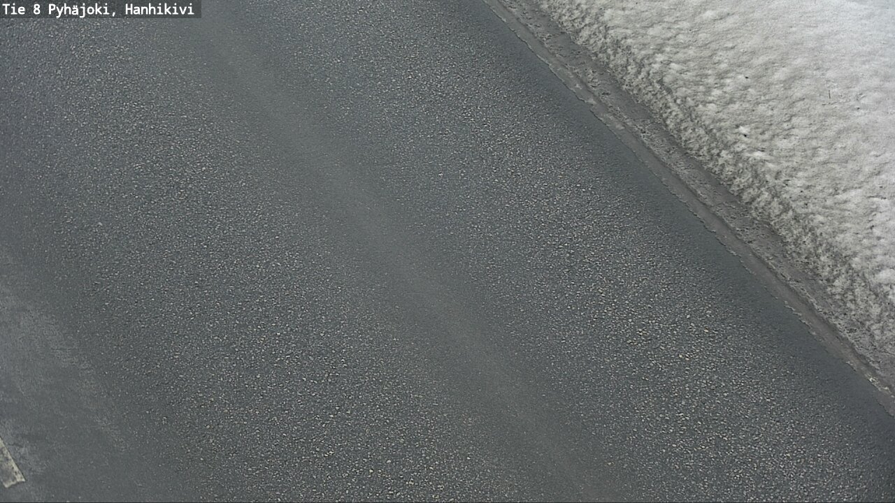 Weather Camera Image Väg 8 Pyhäjoki, Hanhikivi, Pyhäjoki, Pohjois-Pohjanmaa