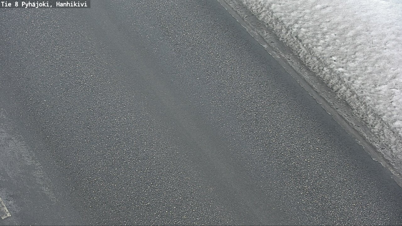 Weather Camera Image Road 8 Pyhäjoki, Hanhikivi, Pyhäjoki, Pohjois-Pohjanmaa