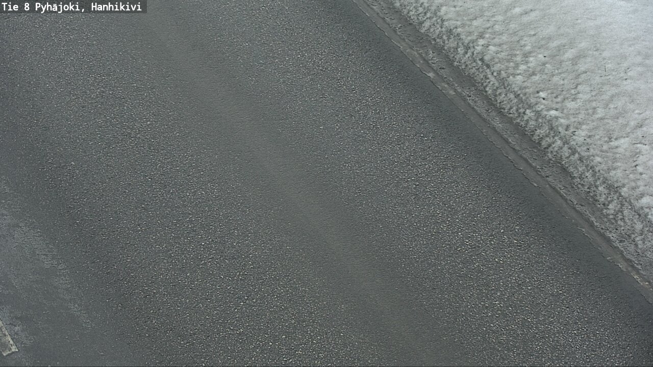 Weather Camera Image Väg 8 Pyhäjoki, Hanhikivi, Pyhäjoki, Pohjois-Pohjanmaa