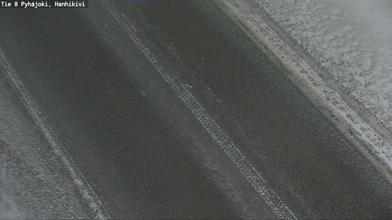 Weather Camera Image Väg 8 Pyhäjoki, Hanhikivi, Pyhäjoki, Pohjois-Pohjanmaa