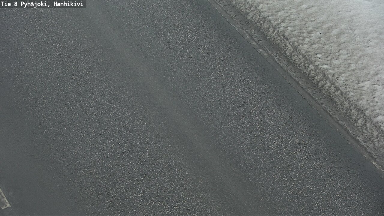 Weather Camera Image Väg 8 Pyhäjoki, Hanhikivi, Pyhäjoki, Pohjois-Pohjanmaa