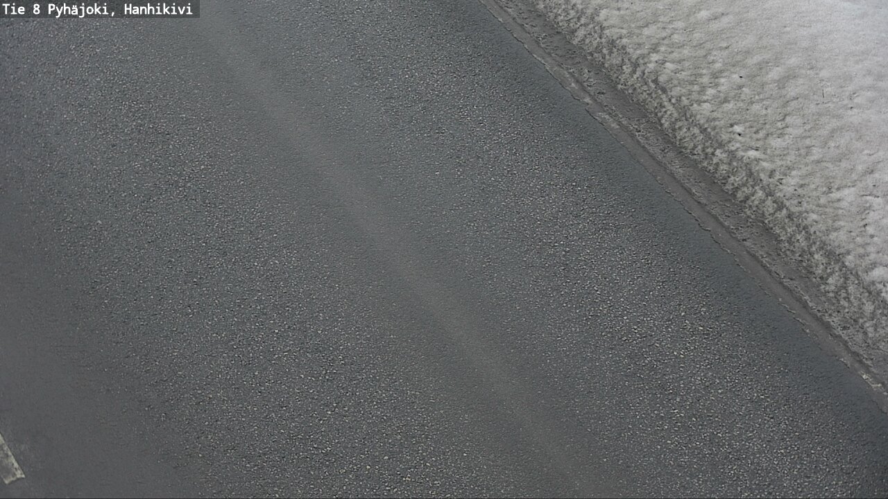 Weather Camera Image Väg 8 Pyhäjoki, Hanhikivi, Pyhäjoki, Pohjois-Pohjanmaa