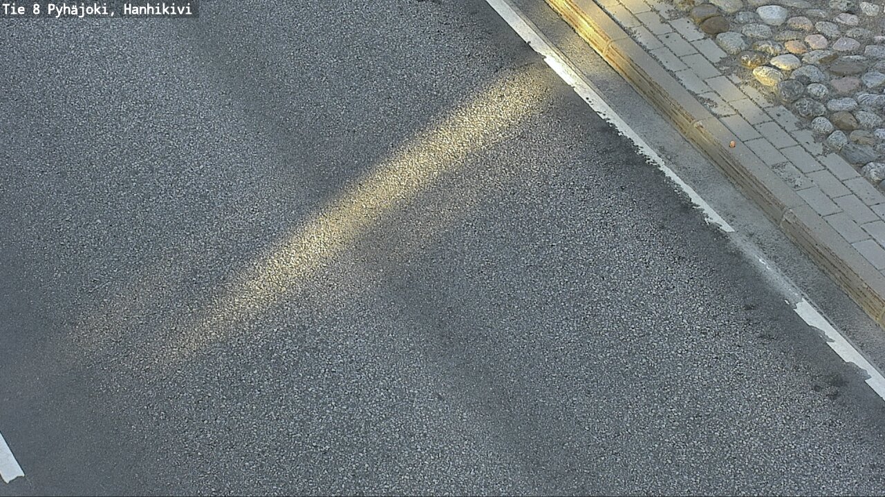 Weather Camera Image Väg 8 Pyhäjoki, Hanhikivi, Pyhäjoki, Pohjois-Pohjanmaa