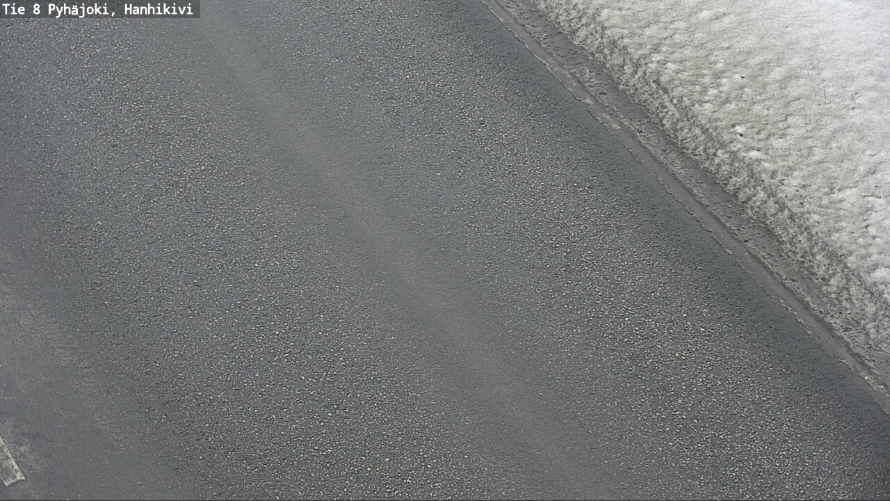 Weather Camera Image Väg 8 Pyhäjoki, Hanhikivi, Pyhäjoki, Pohjois-Pohjanmaa