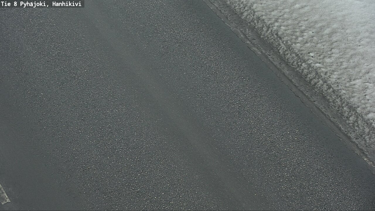 Weather Camera Image Väg 8 Pyhäjoki, Hanhikivi, Pyhäjoki, Pohjois-Pohjanmaa