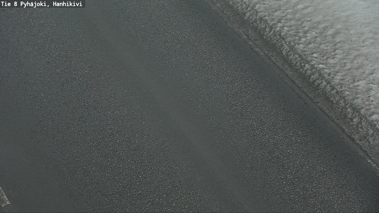 Weather Camera Image Väg 8 Pyhäjoki, Hanhikivi, Pyhäjoki, Pohjois-Pohjanmaa