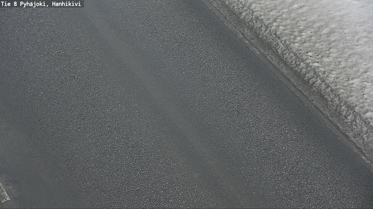 Weather Camera Image Väg 8 Pyhäjoki, Hanhikivi, Pyhäjoki, Pohjois-Pohjanmaa