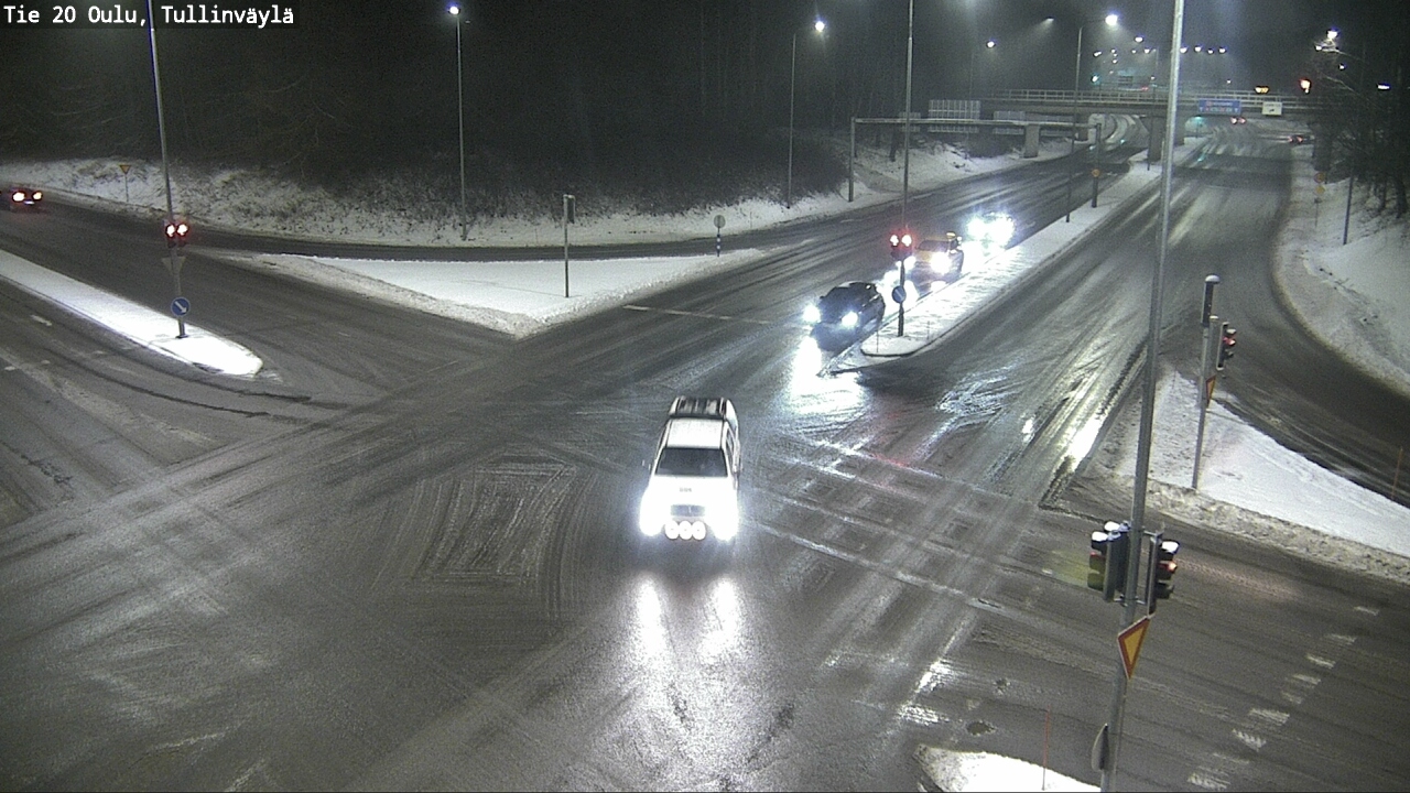 Weather Camera Image Väg 20 Uleåborg, Tullinväylä, Oulu, Pohjois-Pohjanmaa