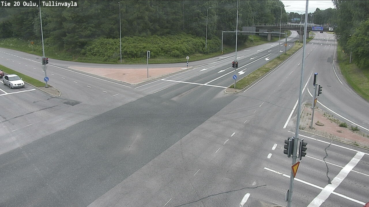 Weather Camera Image Väg 20 Uleåborg, Tullinväylä, Oulu, Pohjois-Pohjanmaa