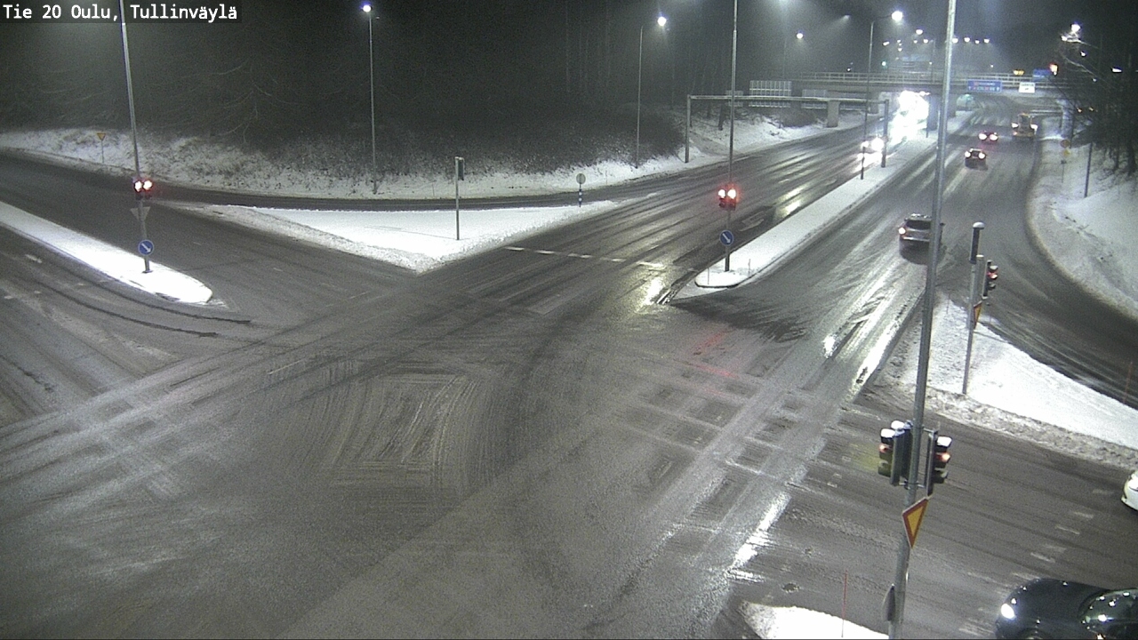 Weather Camera Image Väg 20 Uleåborg, Tullinväylä, Oulu, Pohjois-Pohjanmaa
